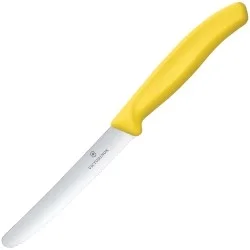 NÓŻ DO POMIDORÓW I KIEŁBASY VICTORINOX SWISS CLASSIC ŻÓŁTY Tylko dziś