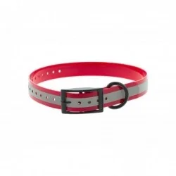 OBROŻA ODBLASKOWA CANIHUNT REFLEKTORHALSBAND XTREM 2.5 X 0.25 X 65CM CZERWONA Okazja