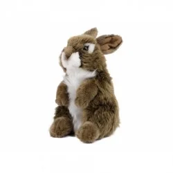MASKOTKA DZIKI KRÓLIK NATURE DE BRENNE 18 CM BRĄZOWY Premium
