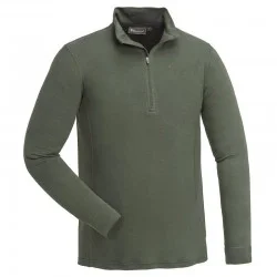 Do wyczerpania zapasów KOSZULKA TERMOAKTYWNA PINEWOOD ABISKO MERINO BASE LAYER HALF ZIP DARK MOSSGREEN
