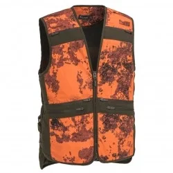 KAMIZELKA MYŚLIWSKA MĘSKA PINEWOOD FURUDAL HUNTER PRO CAMOU VEST STRATA BLAZE / SUEDE BROWN Najlepsza cena