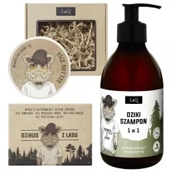 ZESTAW KOSMETYKÓW LAQ - DZIKUS Z LASU - SZAMPON 300ML + MASŁO 50ML + MYDŁO 85G Sprawdź teraz