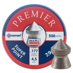ŚRUT CROSMAN PREMIER SUPER POINT 4,5MM 500SZT Bezpieczna płatność