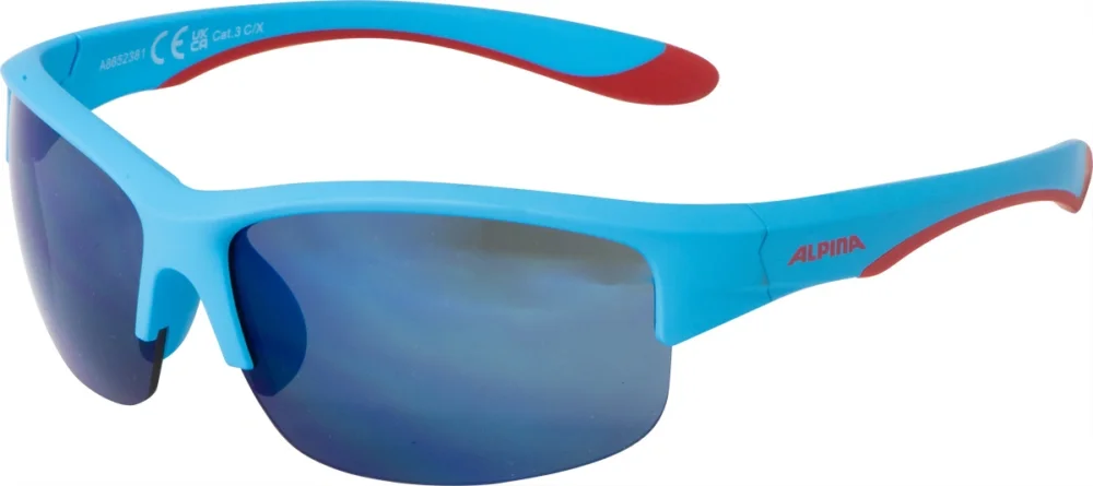Oferta limitowana Okulary rowerowe Alpina Flexxy Youth HR Junior blue / red