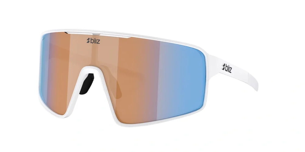 Promocja Okulary rowerowe Bliz P001 white / coral / orange