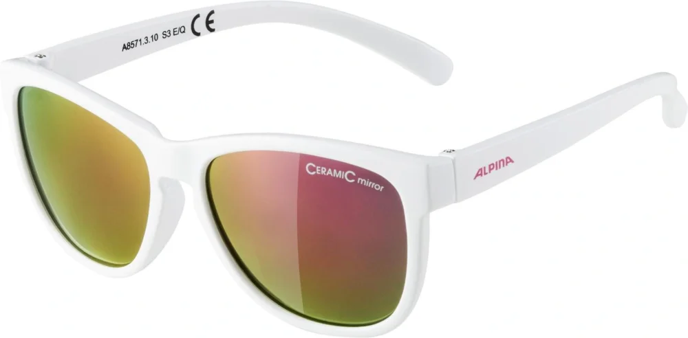Promocja Okulary rowerowe dziecięce Alpina Junior Luzy white