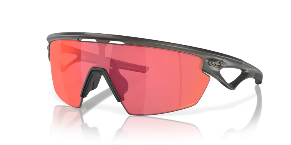 Bezpieczne zakupy Okulary rowerowe Oakley Sphaera matte grey smoke / prizm trail torch