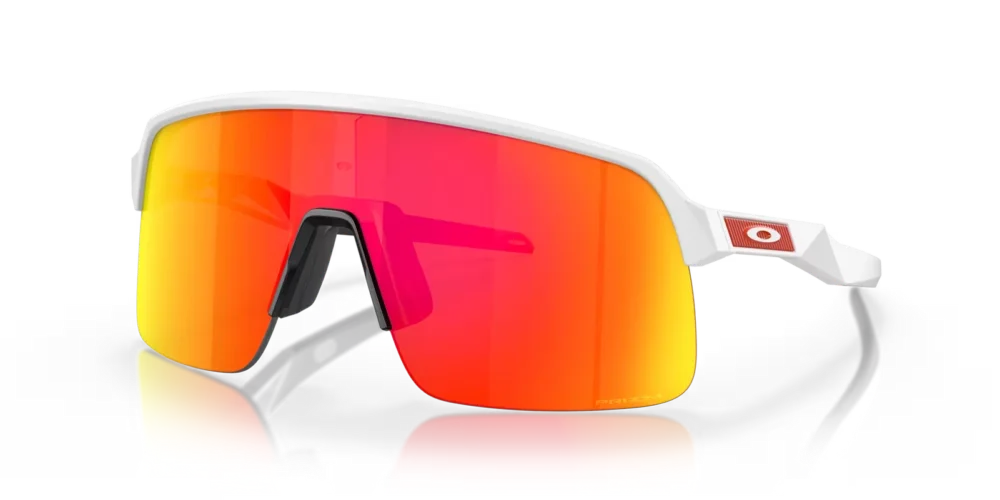 Ograniczona ilość Okulary rowerowe Oakley Sutro Lite white / prizm ruby