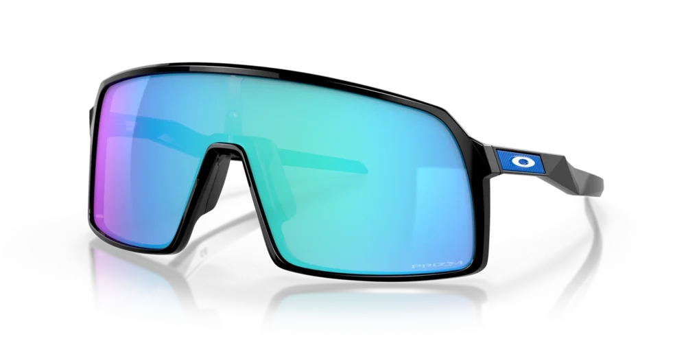 Dostępne od ręki Okulary rowerowe Oakley Sutro Polished Black / Prizm Sapphire
