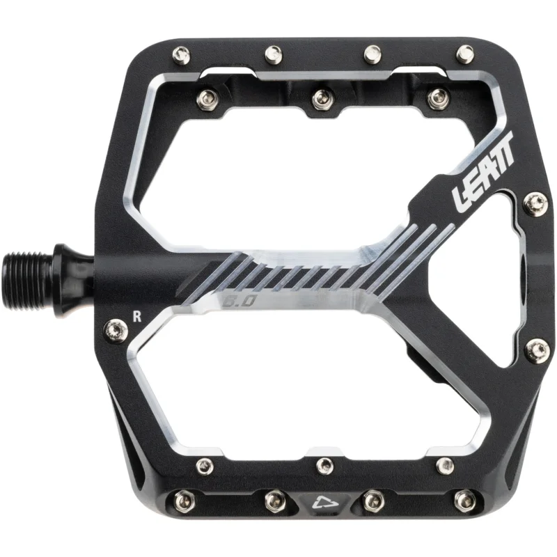 Ostatnie sztuki Pedały rowerowe platformowe Leatt Pedals AllMtn 6.0 Flat 14 x 100 mm black