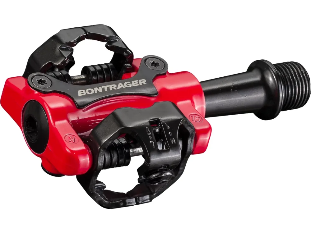 Pedały rowerowe SPD Bontrager Comp MTB black / red Ostatnie sztuki