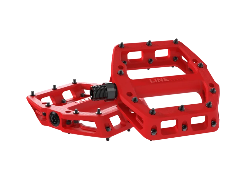 Pedały rowerowe Trek Line Elite Flat radioactive red Ostatnia szansa