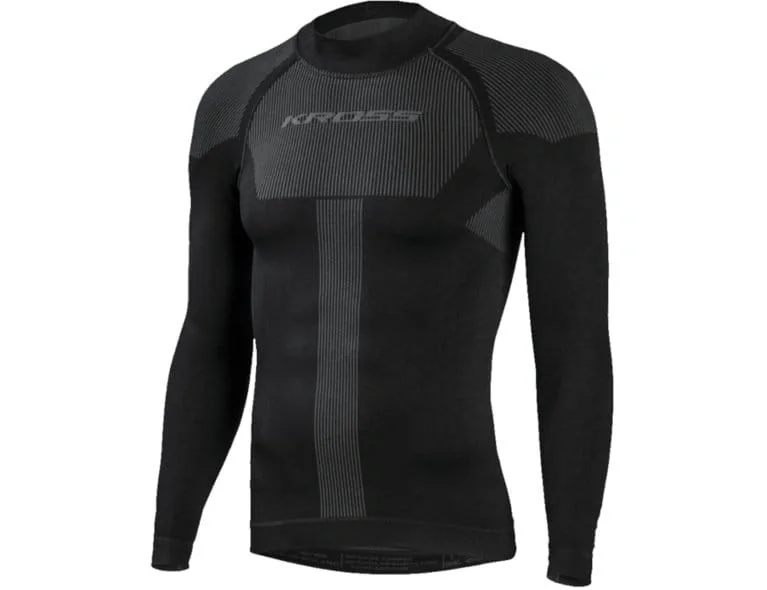 Podkoszulek rowerowy męski Kross Base Two czarny Oferta limitowana