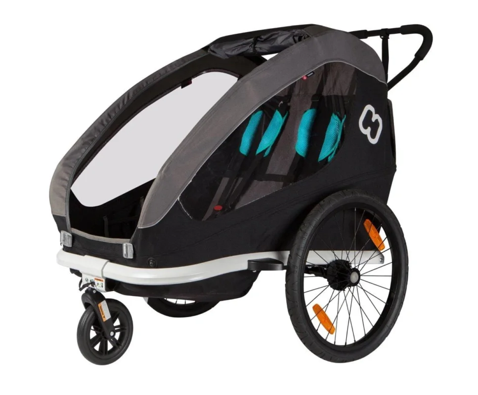 Ostatnie sztuki Przyczepka rowerowa Hamax Traveller Twin
