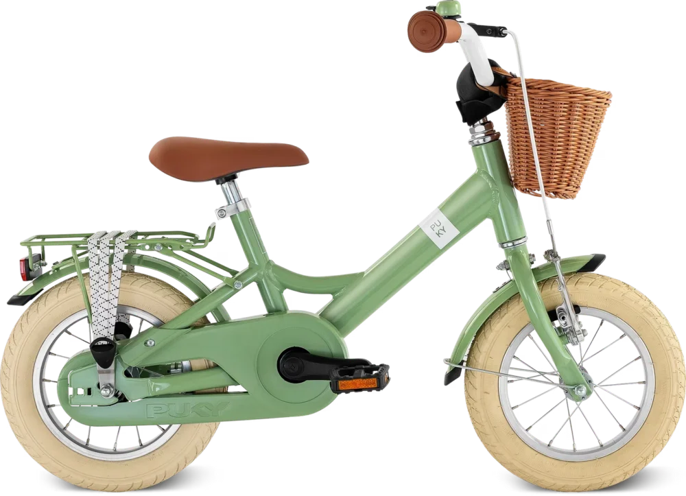 Rower dziecięcy Puky YOUKE Classic12" retro green Bezpieczne zakupy