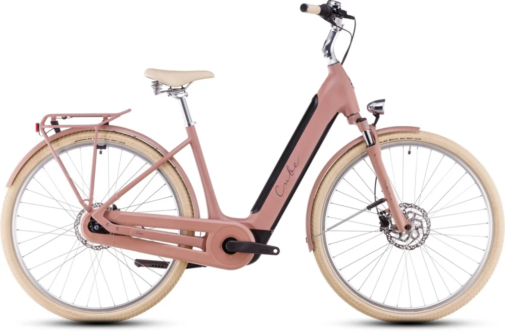 Wyprzedaż Rower elektryczny trekkingowy Cube ella Hybrid Easy Entry 500Wh 2025 oldpink