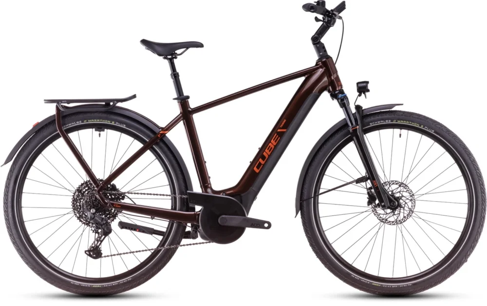 Dostępne od ręki Rower elektryczny trekkingowy Cube Touring Hybrid Pro 625Wh 2025 cinnamon