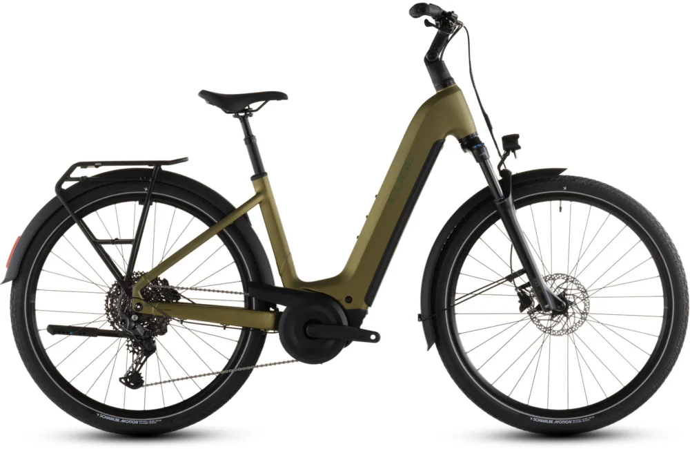 Rower elektryczny trekkingowy Cube Touring Hybrid Pro 800 Easy Entry 2026 goldenlime Bezpieczne zakupy