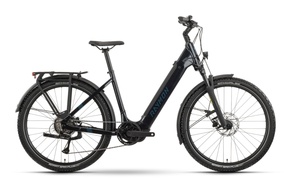 Premium Rower elektryczny trekkingowy Raymon TourRay Wave 630Wh 2025 nebular blue