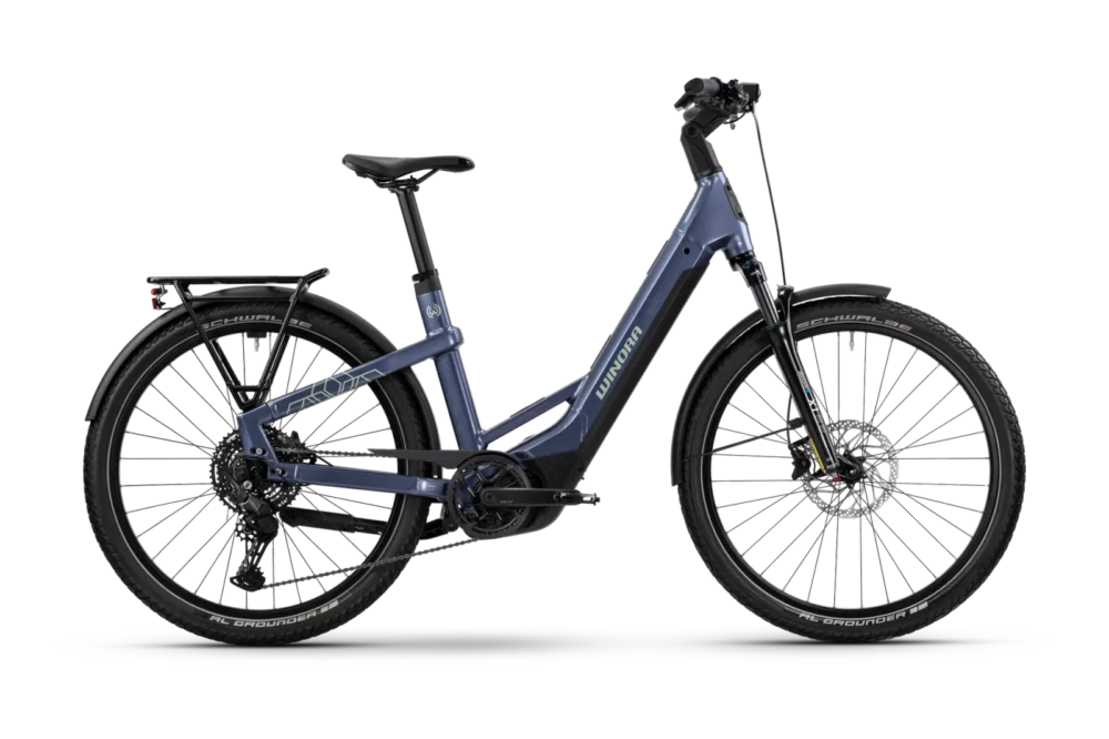 Rower elektryczny trekkingowy Winora Yakun X10E 600Wh 2026 purple Darmowy zwrot