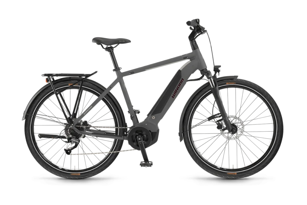 Rower elektryczny trekkingowy Winora Yucatan 8 400Wh 2022 szary Oferta limitowana
