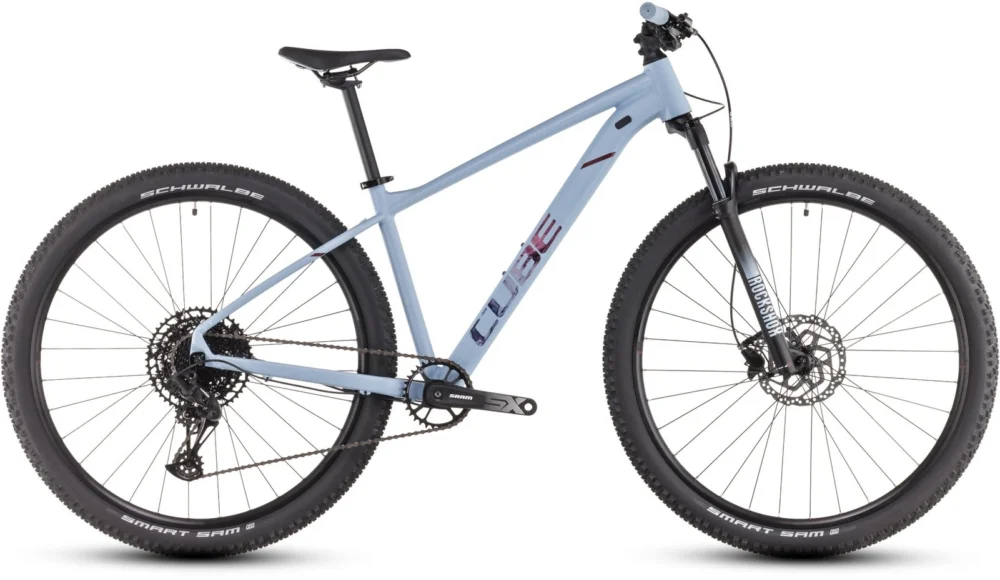 Rower górski Cube Attention SLX 2025 pigeonblue / rubyred Łatwy zwrot