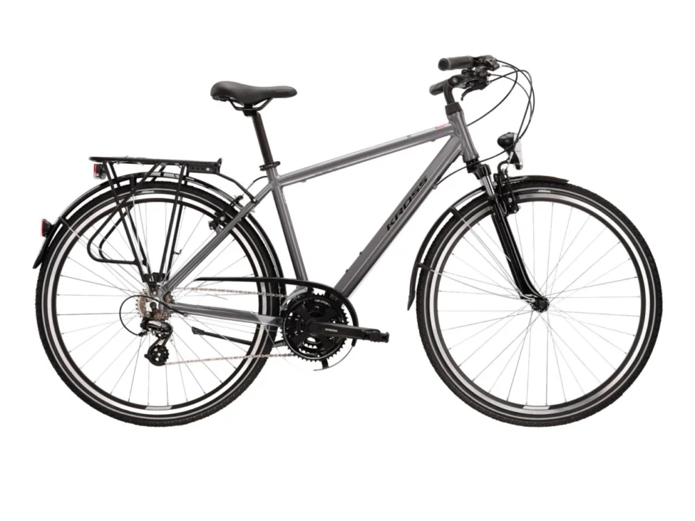 Rower trekkingowy Kross Trans 2.0 2024 grafitowy Ostatnie sztuki