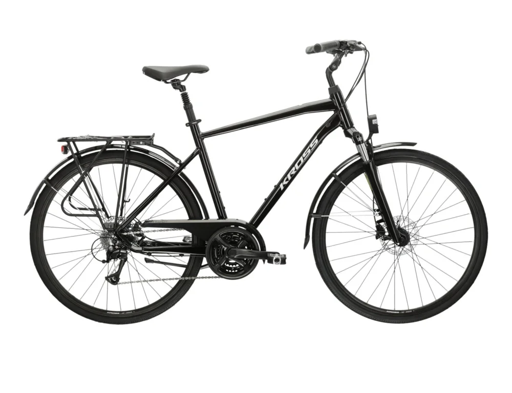 Rower trekkingowy Kross Trans 4.0 2024 czarny Obniżka ceny