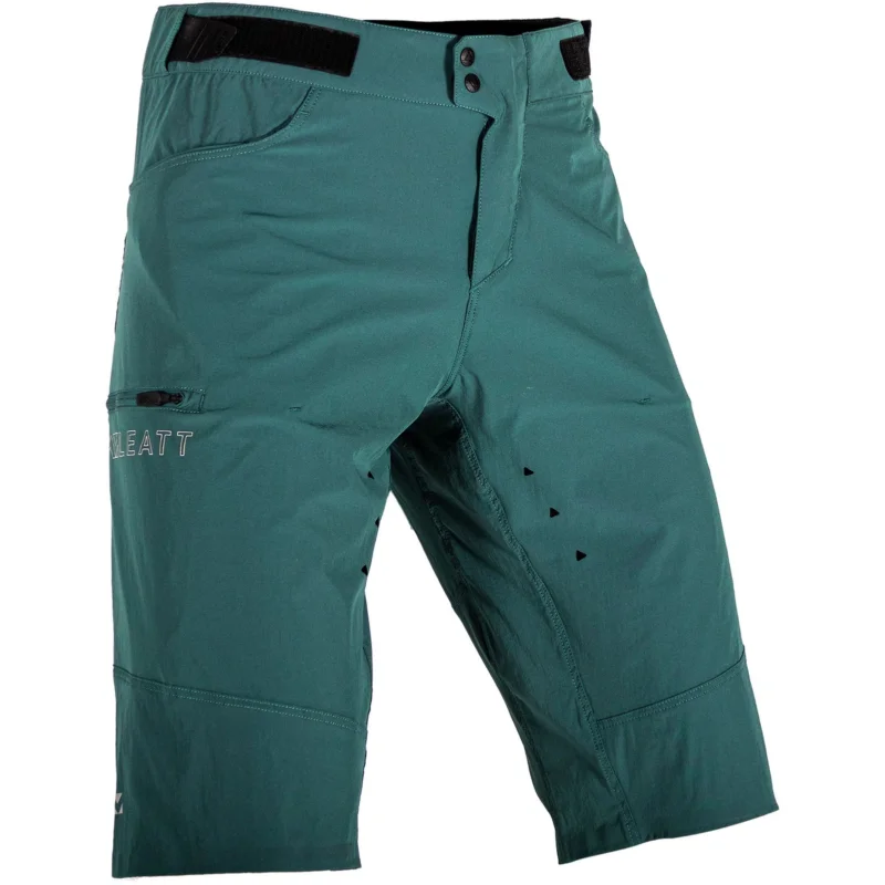 Spodenki rowerowe Leatt Shorts MTB Trail 2.0 z wkładką teal Oferta limitowana