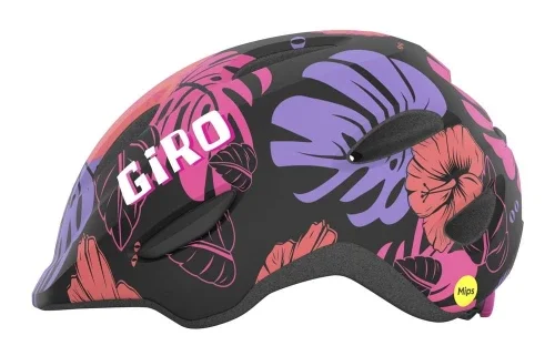 Kask dziecięcy GIRO SCAMP INTEGRATED MIPS matte black floral roz. XS (45-49 cm) (NEW) Taniej