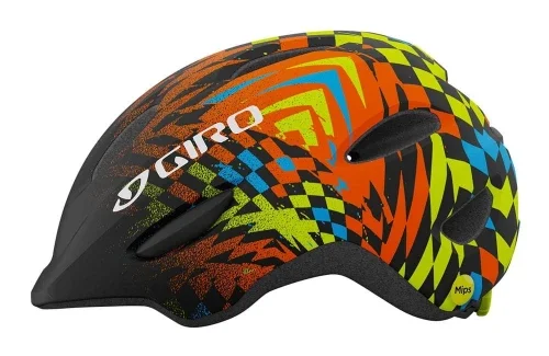 Kask dziecięcy GIRO SCAMP INTEGRATED MIPS matte black check fade roz. XS (45-49 cm) (NEW) Zamów teraz