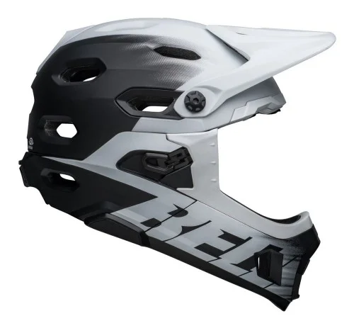 Okazja Kask full face BELL SUPER DH MIPS SPHERICAL matte black white roz. M (55-59 cm) (NEW)