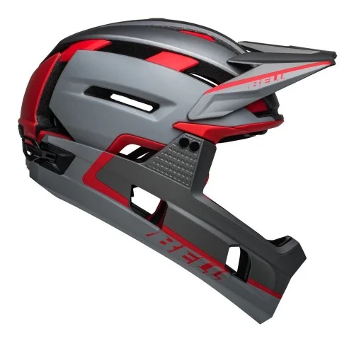 Kask full face BELL SUPER AIR R MIPS SPHERICAL matte gray red roz. L (59-63 cm) (NEW) Wyjątkowa oferta
