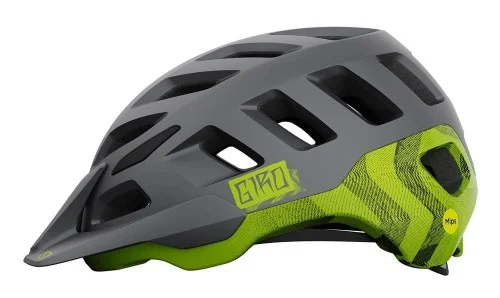 Wyjątkowa oferta Kask mtb GIRO RADIX matte metallic black ano lime roz. M (55-59 cm) (NEW)