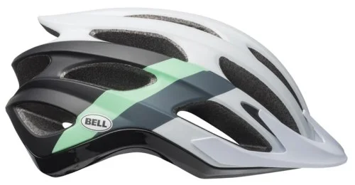 Oferta limitowana Kask mtb BELL DRIFTER logic matte gloss white black mint roz. S (52–6 cm)