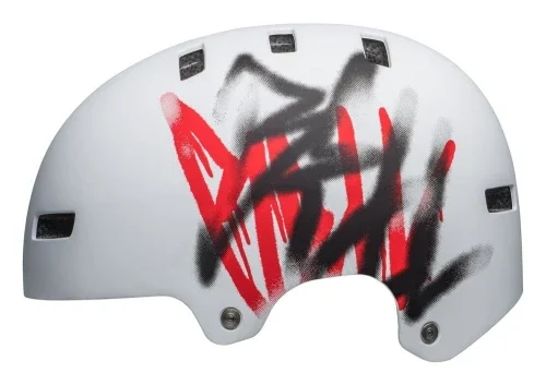 Ekspresowa dostawa Kask bmx BELL LOCAL matte white scribble roz. M (55–9 cm)