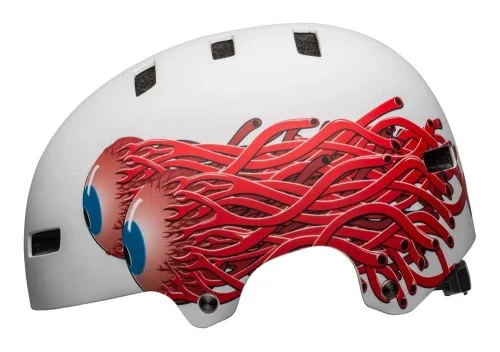 Kask bmx BELL LOCAL matte white eyes roz. L (59–1.5 cm) Ograniczona ilość
