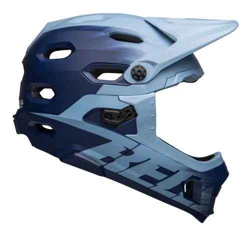 Tylko do końca tygodnia Kask full face BELL SUPER DH MIPS SPHERICAL matte light blue navy roz. L (58-62 cm) (NEW)