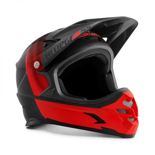 Łatwy zwrot Kask INTOX S 54-56 cm, black red, matt