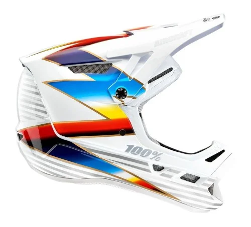 Okazja Kask full face 100% AIRCRAFT COMPOSITE Helmet Knox White roz. L (59-60 cm)