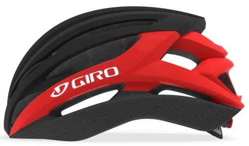 Dostępne od ręki Kask szosowy GIRO SYNTAX matte black bright red roz. M (55-59 cm) (NEW)
