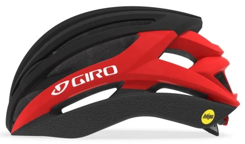 Kask szosowy GIRO SYNTAX INTEGRATED MIPS matte black bright red roz. S (51-55 cm) (NEW) Do wyczerpania zapasów