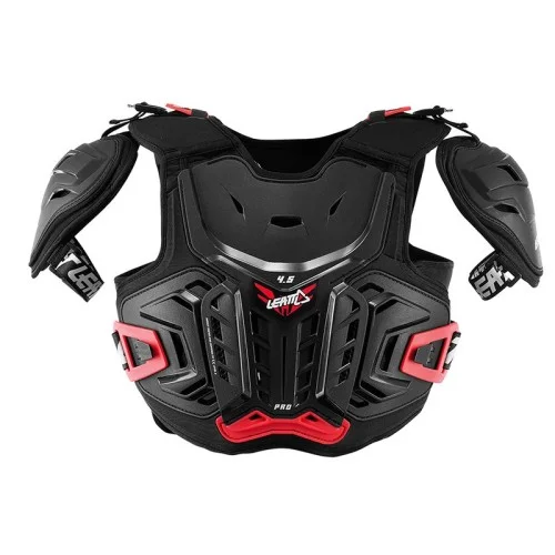 BUZER JUNIOR LEATT 4.5 PRO BLACK RED (147-159CM) L/XL Niska cena