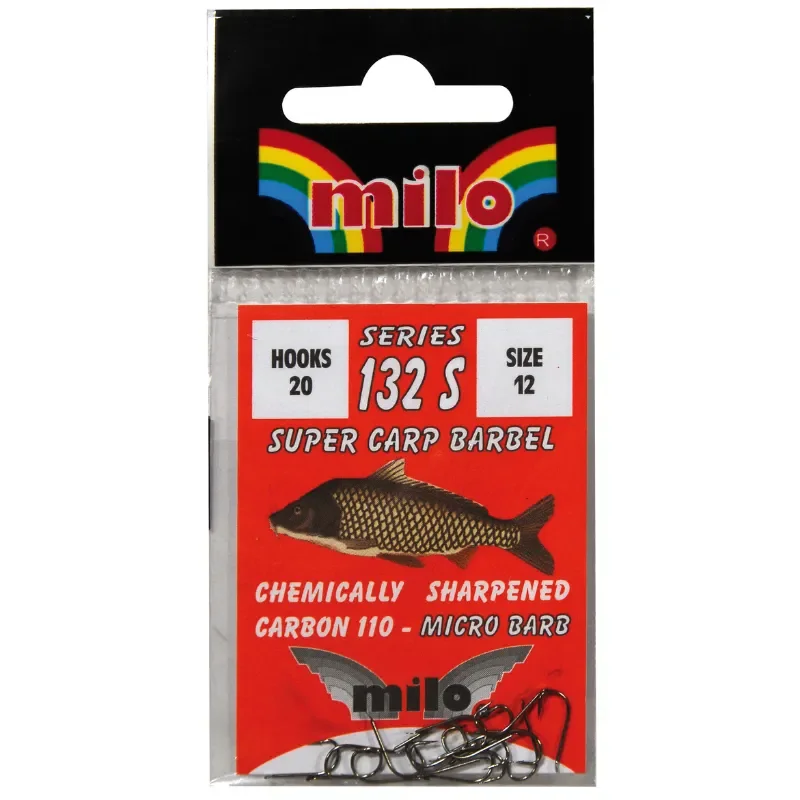 132S Carbone 110 Haczyki Milo 20szt. Nr 12 Ograniczona ilość