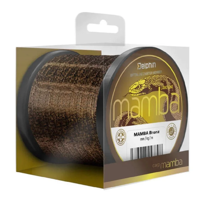 Wybór klientów Delphin MAMBA Carp / Bronz | 0,28mm 6,1kg 1200m