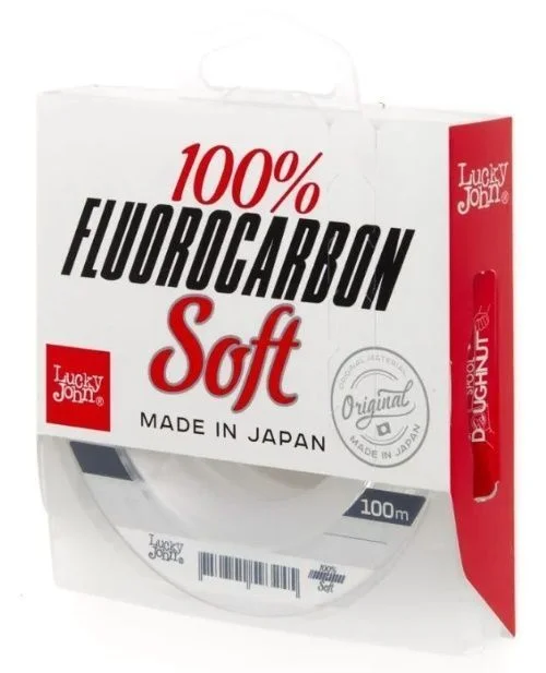 Nowość Żyłka Lucky John Line Fluorocarbon Soft 100m 0,18mm