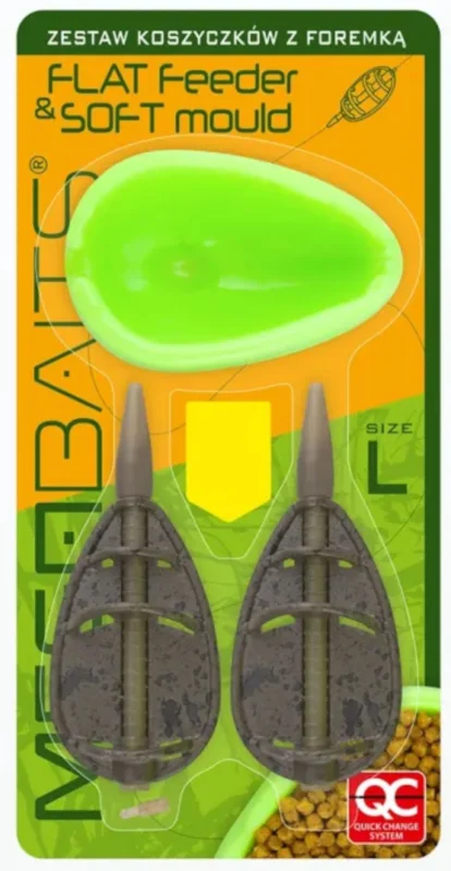 Oferta czasowa Koszyczek zanętowy MegaBAITS Flat Feeder Foremką Soft Mould 40 L