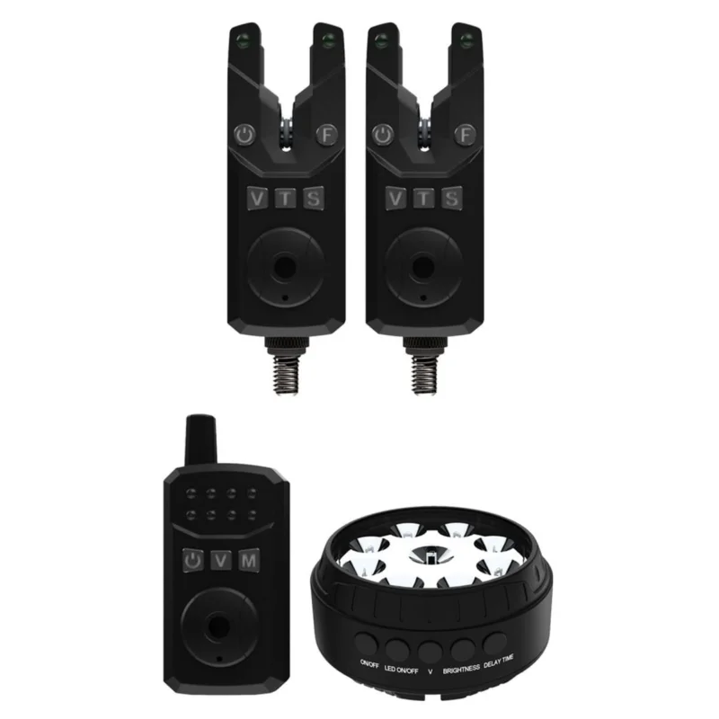 Popularny Zestaw Sygnalizatorów Sonik SKS2 Alarm Set 2+1 + Bivvy Lamp