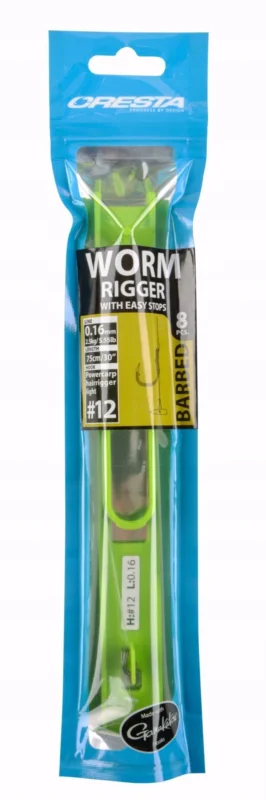 Przypony Cresta Worm Rigs + Stop Barbed 14 /0.16mm Oferta limitowana