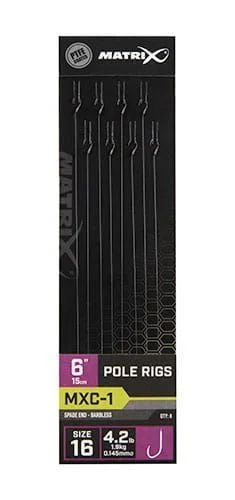 Przypon Matrix MXC-1 Pole Rig r.16/0,145mm/15cm Szybka wysyłka